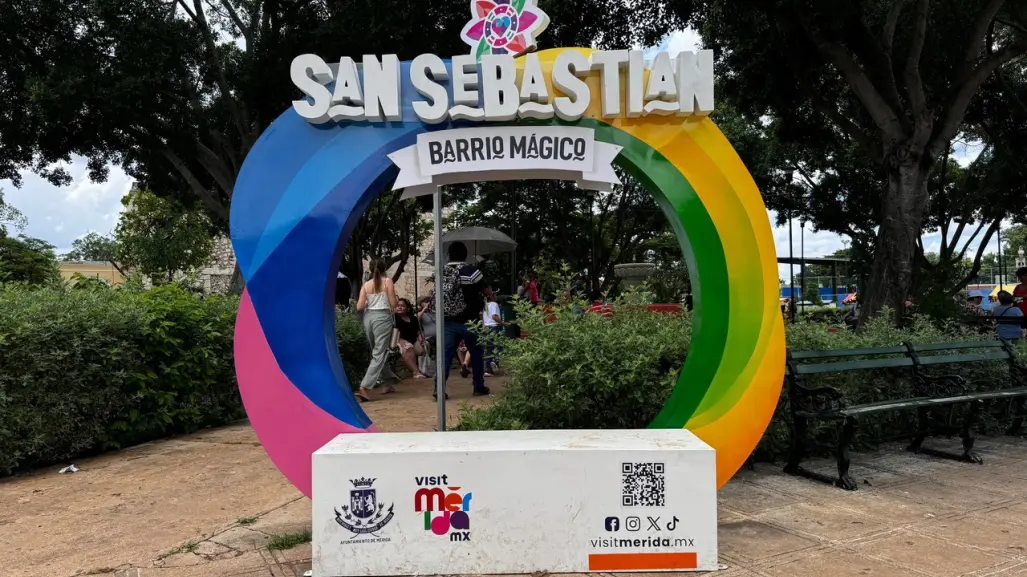 Letras turísticas engalanan los Barrios Mágicos de Mérida