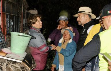 Activan Plan DN-III en Chalco por lluvias intensas: Delfina Gómez