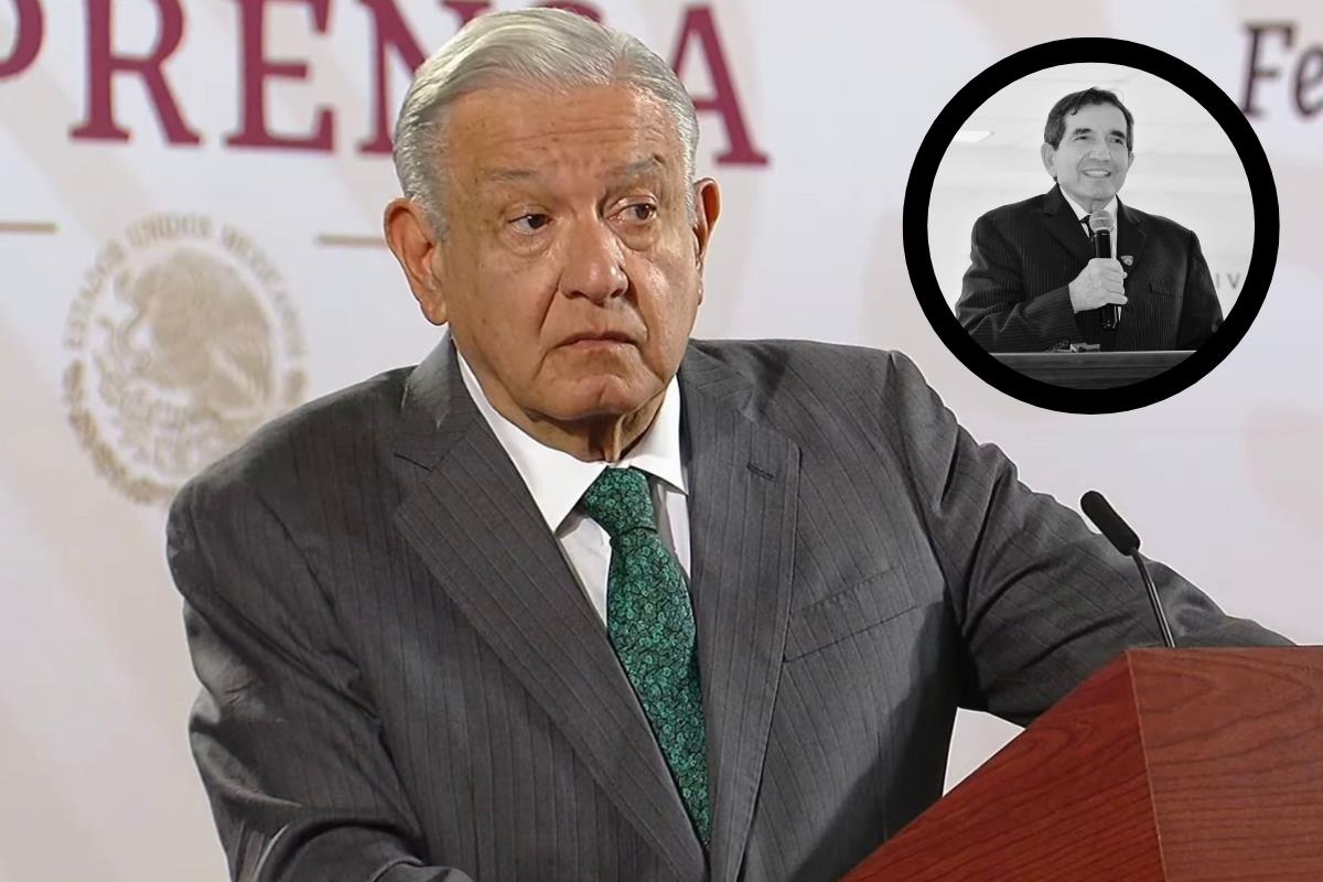 AMLO y  exrector Melesio Cuén. Foto: Captura de pantalla