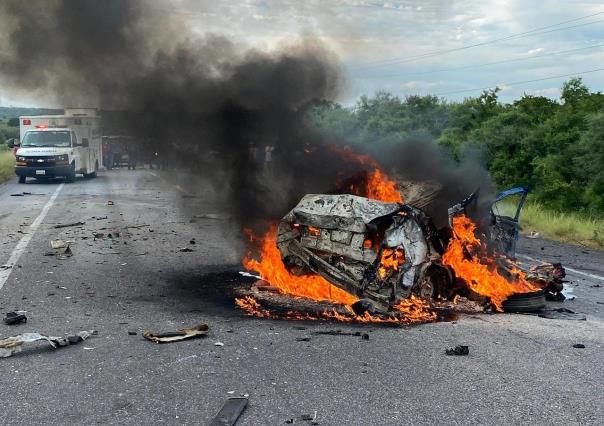 Tres fallecidos en accidente en la carretera Victoria-Matamoros