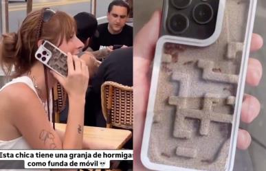 ¿Es real?, usan hormigas vivas para decorar fundas de celulares