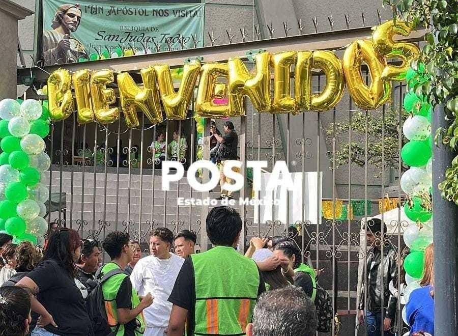 Autoridades municipales se encuentran en el lugar para garantizar seguridad de creyentes. Imagen: POSTA