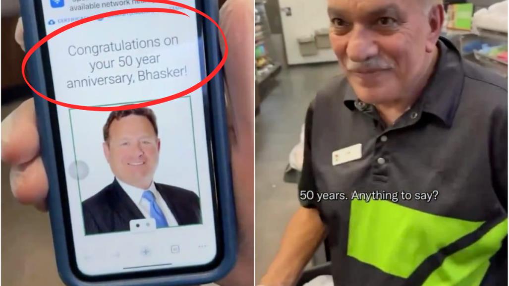 Cumple 50 años en el trabajo... ¡y nada más le mandan un correo! (VIDEO)