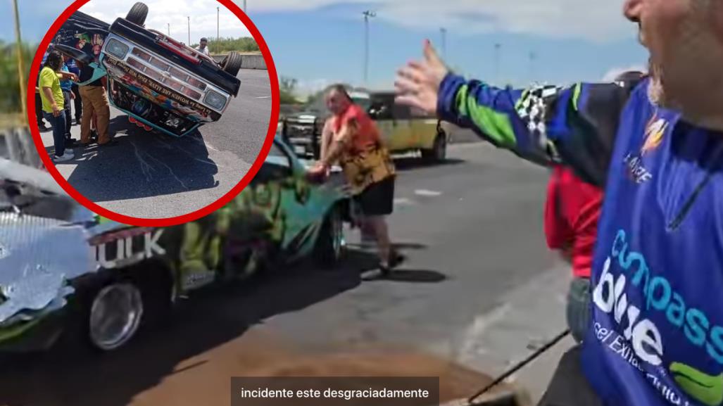 Piloto regio Juan Cantú El Árabe sufre accidente en Autódromo Monterrey