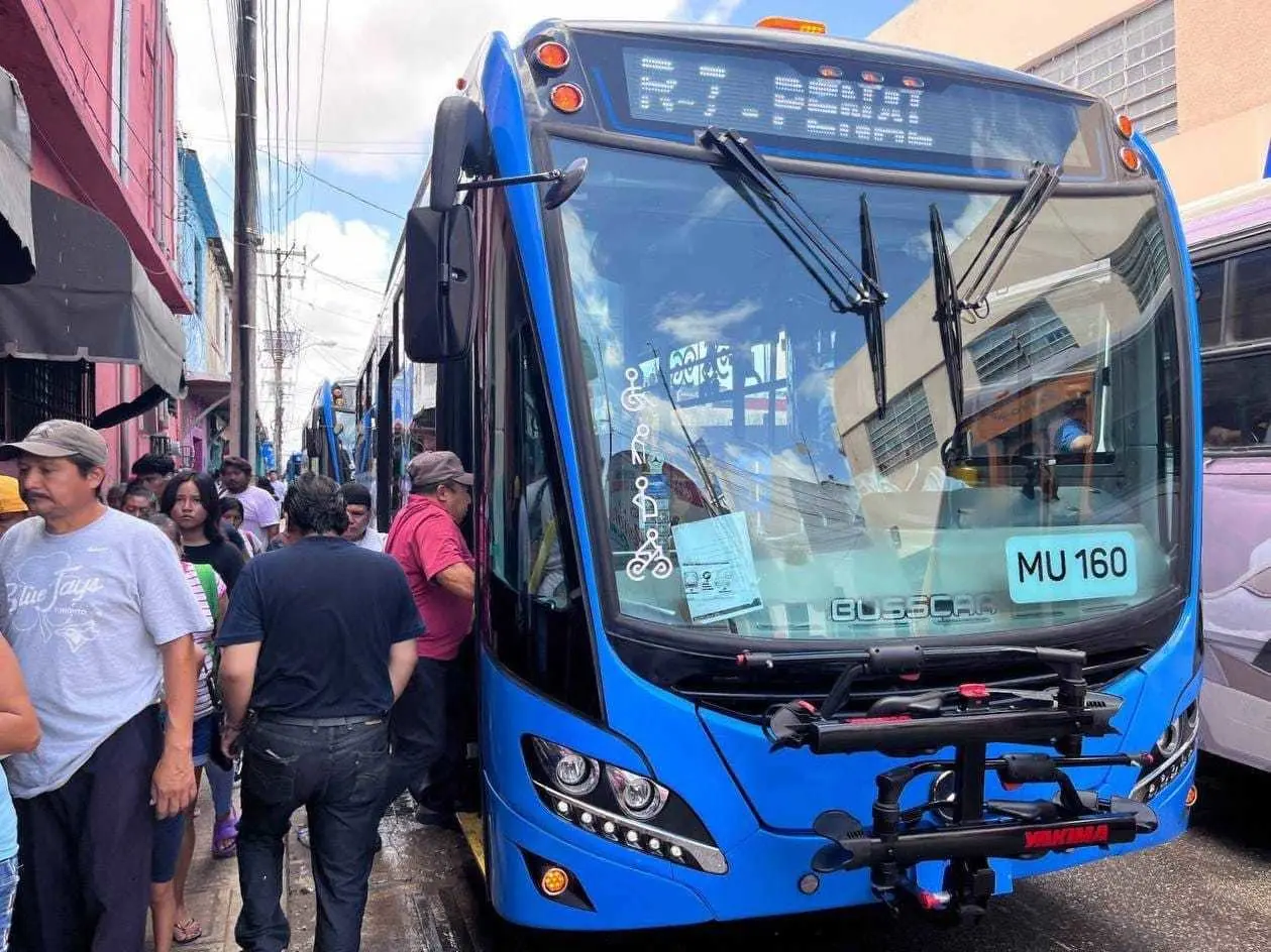 Las nuevas rutas Centro-60-Penal y Centro-50-Penal del sistema Va y Ven se integraron este viernes  al servicio de transporte de Mérida.- Foto cortesía