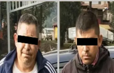 Caen dos asaltantes en la México - Toluca; robaron a cliente en un banco