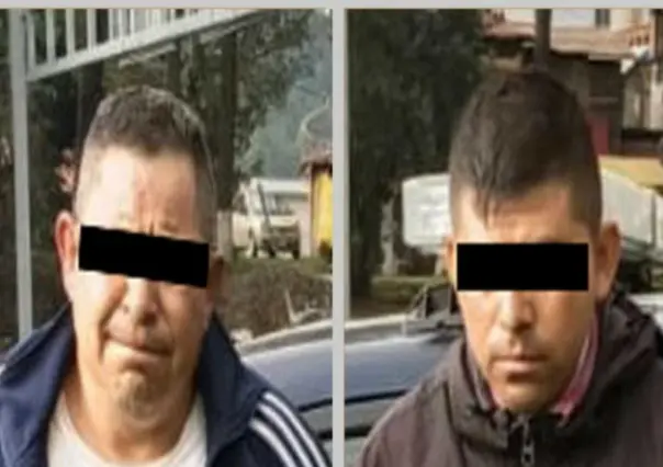 Caen dos asaltantes en la México - Toluca; robaron a cliente en un banco