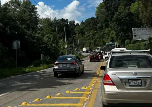 Derrumbe en la carreteraTenancingo-Tenango provocó un nuevo cierre (VIDEO)