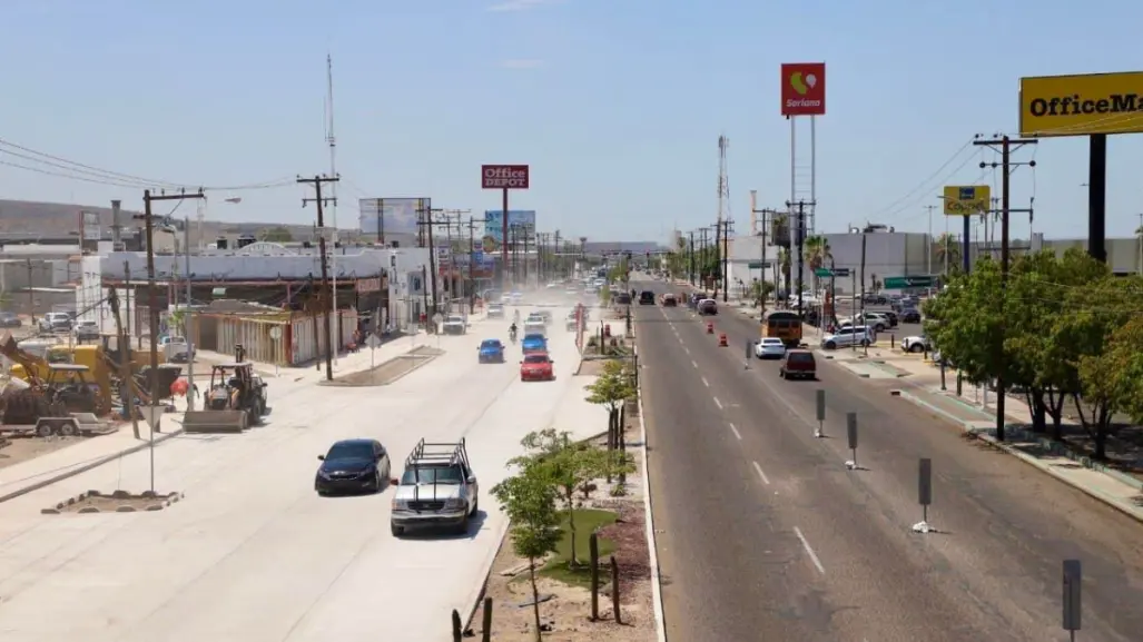 Abren circulación vehicular en el Blvd. Forjadores: continuarán en otro tramo