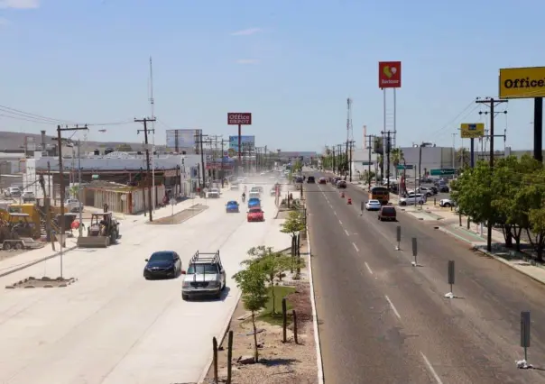 Abren circulación vehicular en el Blvd. Forjadores: continuarán en otro tramo