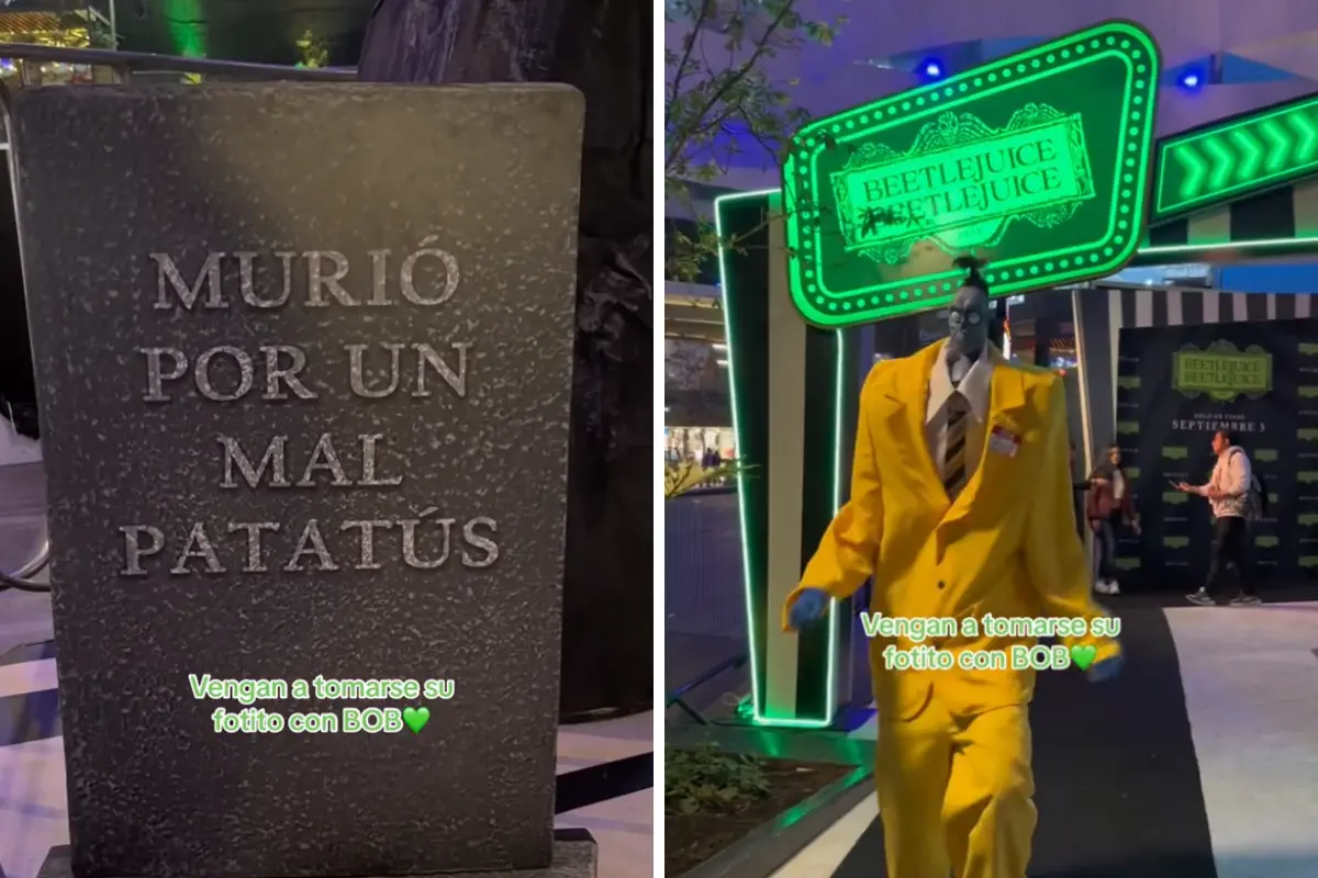 Experiencia de Beetlejuice 2 en México, Foto: Captura