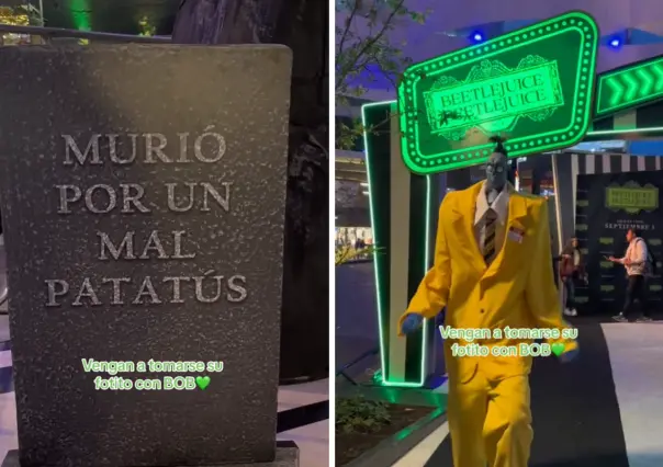 Aquí te puedes tomar fotos con los personajes de Beetlejuice 2 en México