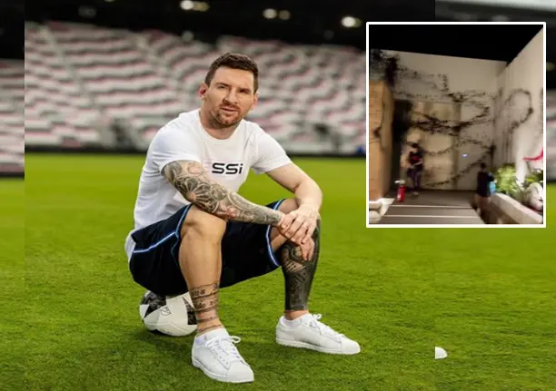 Reclama Messi al grupo Futuro Vegetal por vandalizar su casa. Foto Instagram