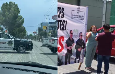 Tráfico y cierre en V. Carranza por manifestación