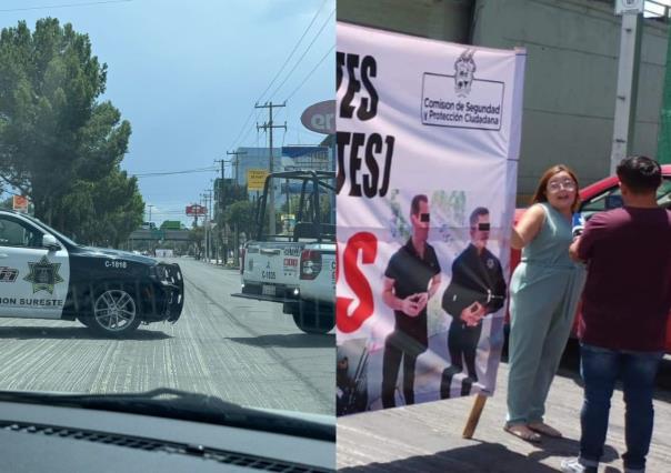 Tráfico y cierre en V. Carranza por manifestación