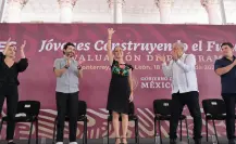 Vamos a hacer el tren México- Nuevo Laredo, anuncia Sheinbaum desde Nuevo León