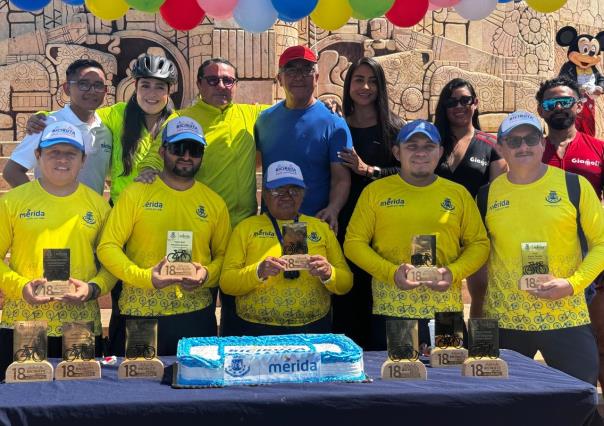 Biciruta cumple 18 años de ser un espacio para la convivencia familiar en Mérida