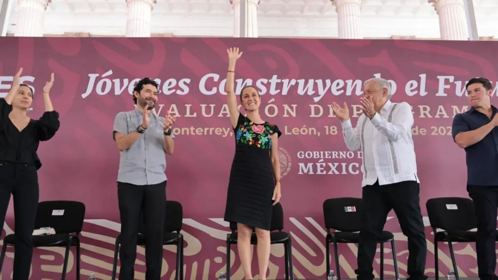 Claudia Sheinbaum celebra su primera gira como presidenta electa en Nuevo León