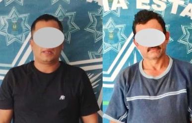 Dos hombres detenidos en Santiago Papasquiaro con droga y dinero en efectivo