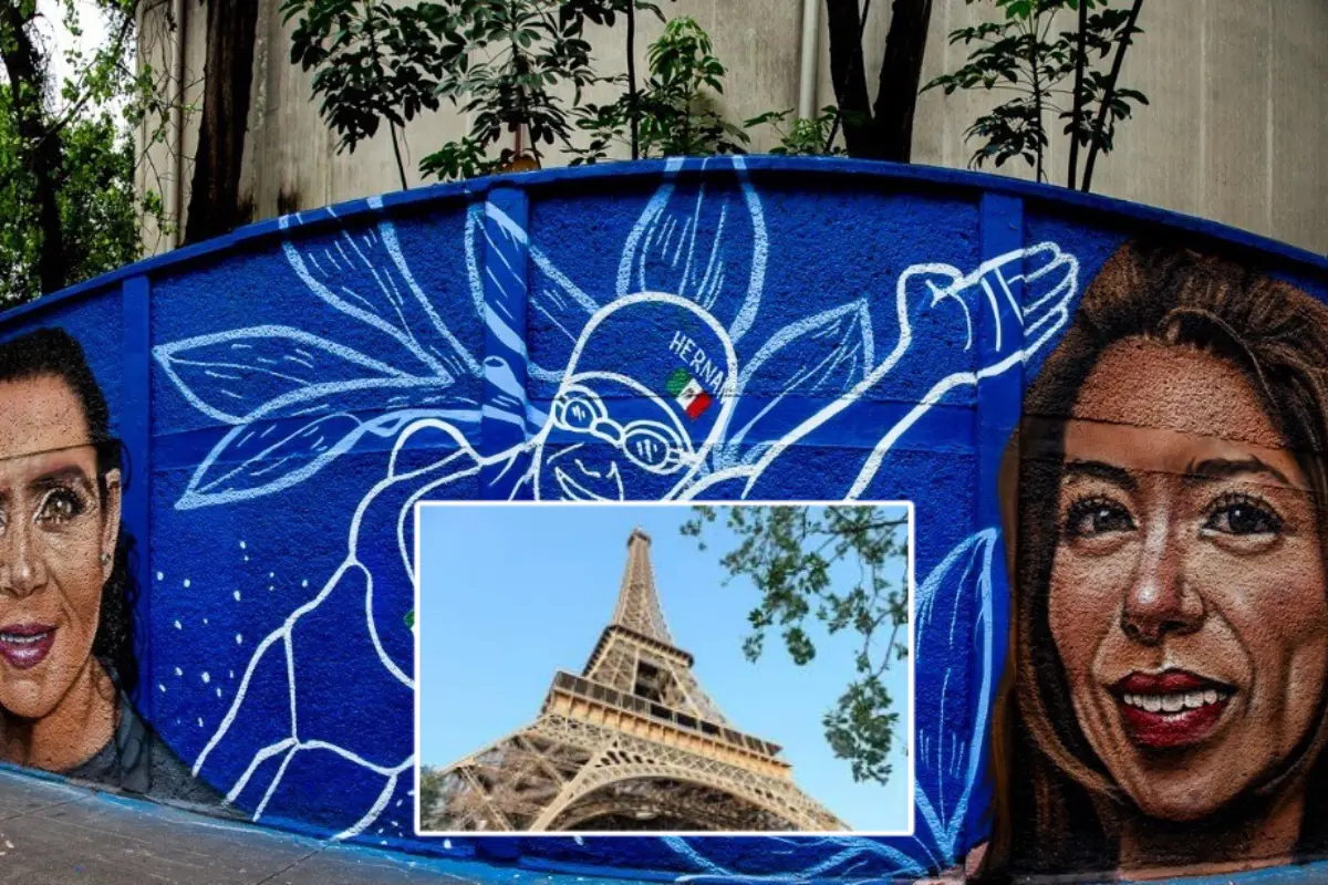 Mural de Juegos Paralímpicos de París 2024 en CDMX.   Foto: Especial