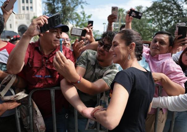 Sheinbaum se pronuncia por mejor educación y trabajo para jóvenes