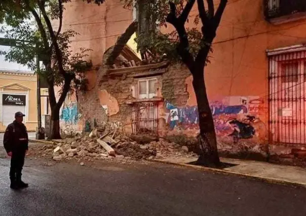 Colapso de edificio en Toluca: Sin heridos ni daños mayores