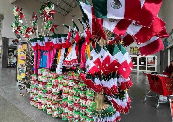 Llega desde Toluca venta de artículos para celebrar fiestas patrias