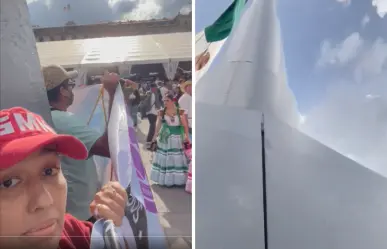 Familiares de desaparecidos toman la bandera de el zócalo: Estamos en Guerra