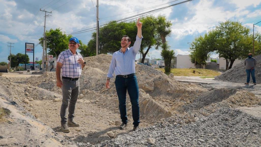 Avanza Pesquería en rehabilitación de calles y combate contra el dengue