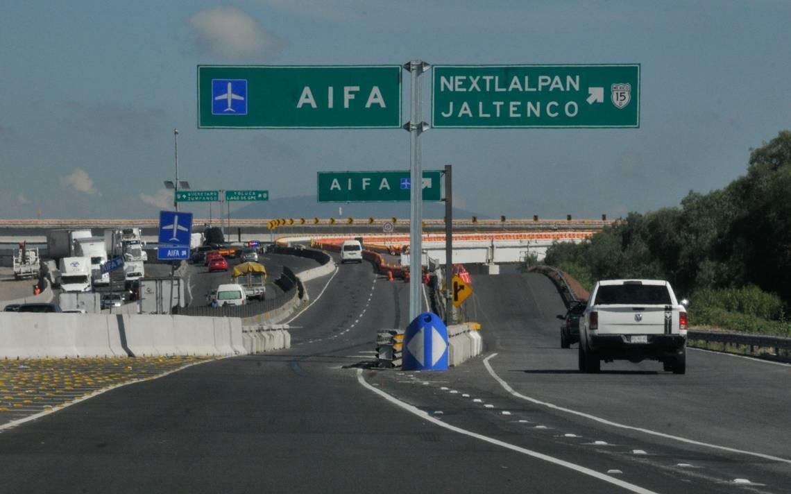 Autopista hacia el AIFA. Foto: Especial