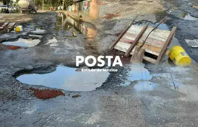 Baches y socavones en Ecatepec; la ruta del dolor (VIDEO)
