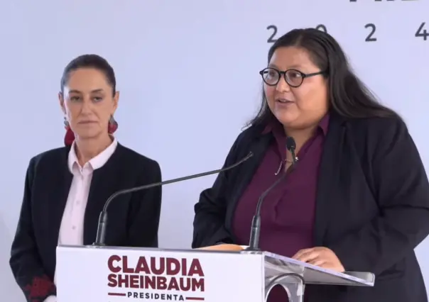 Claudia Sheinbaum presenta a Citlalli Hernández como secretaria de las Mujeres