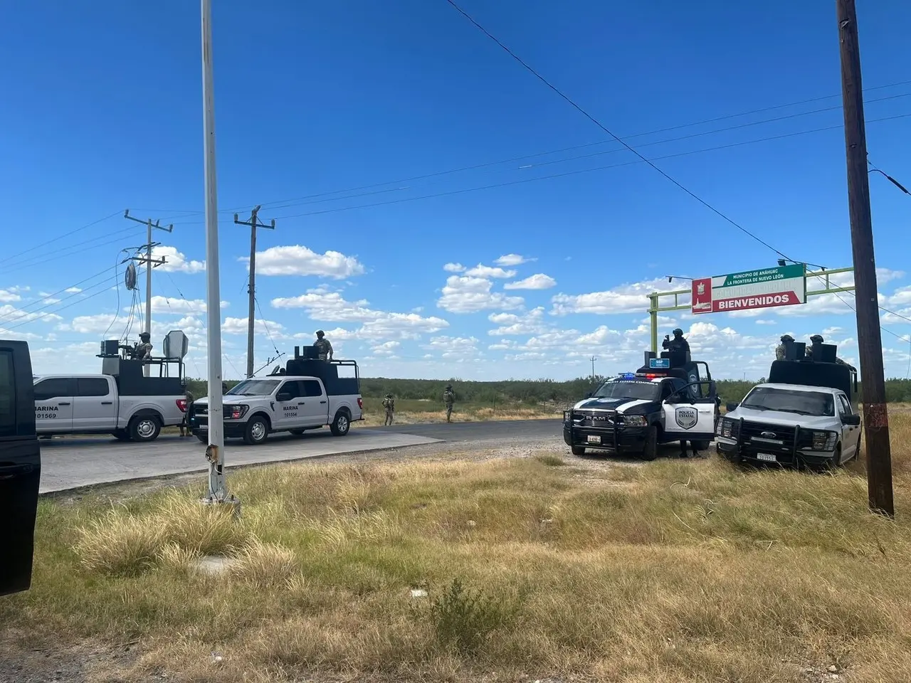 El fin de semana se registraron enfrentamientos entre elementos de SEDENA y presuntos delincuentes del CDN en Nuevo Laredo. Coahuila blindó sus entradas. Foto: Redes sociales