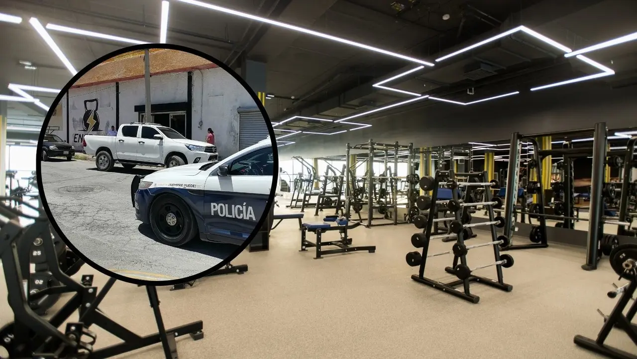 El gimnasio fue asegurado por elementos de la Dirección de Seguridad Pública Municipal. (Fotografía: Redes sociales)