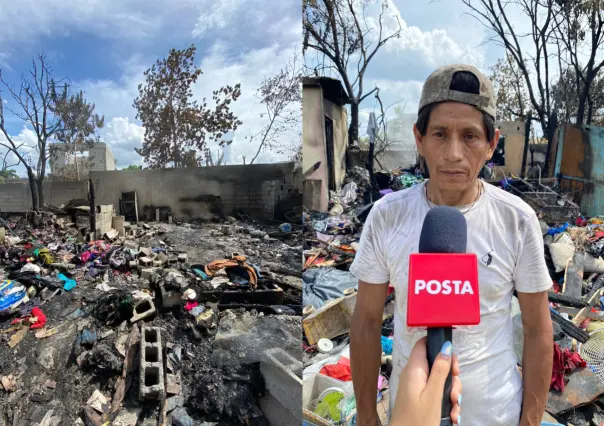 Pierden su casa y pertenencias tras incendio