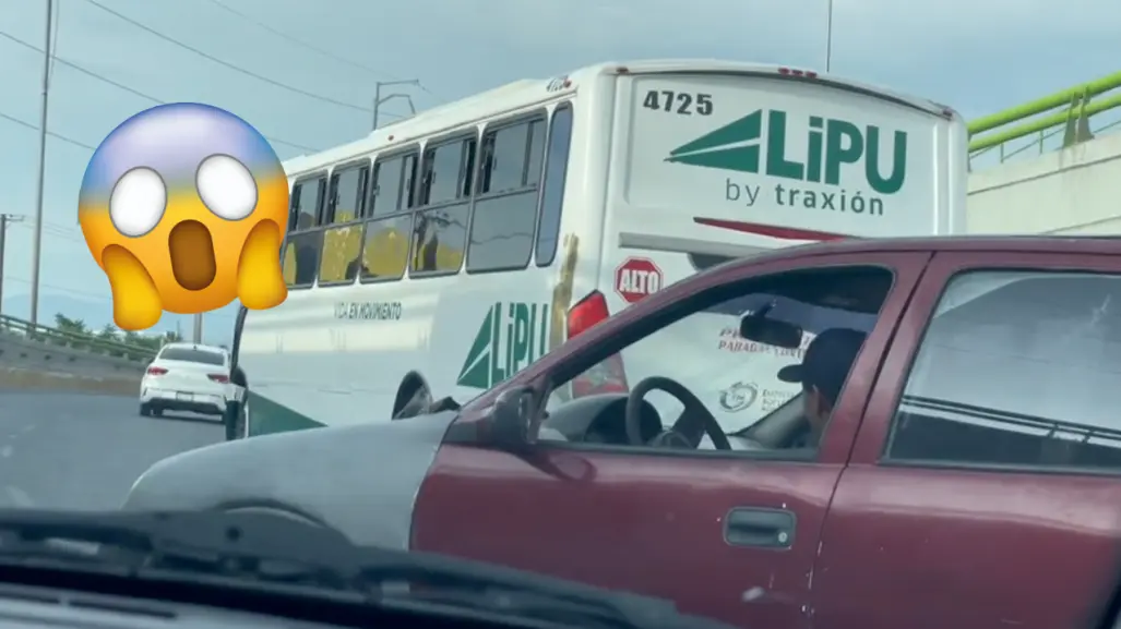 Captan coches en Saltillo jugando a la “trae” en pleno periférico LEA