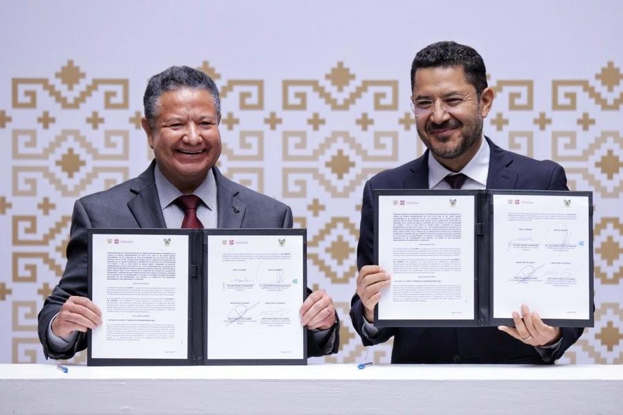 Innovación sin fronteras: Martí Batres firma convenio entre CDMX e Hidalgo