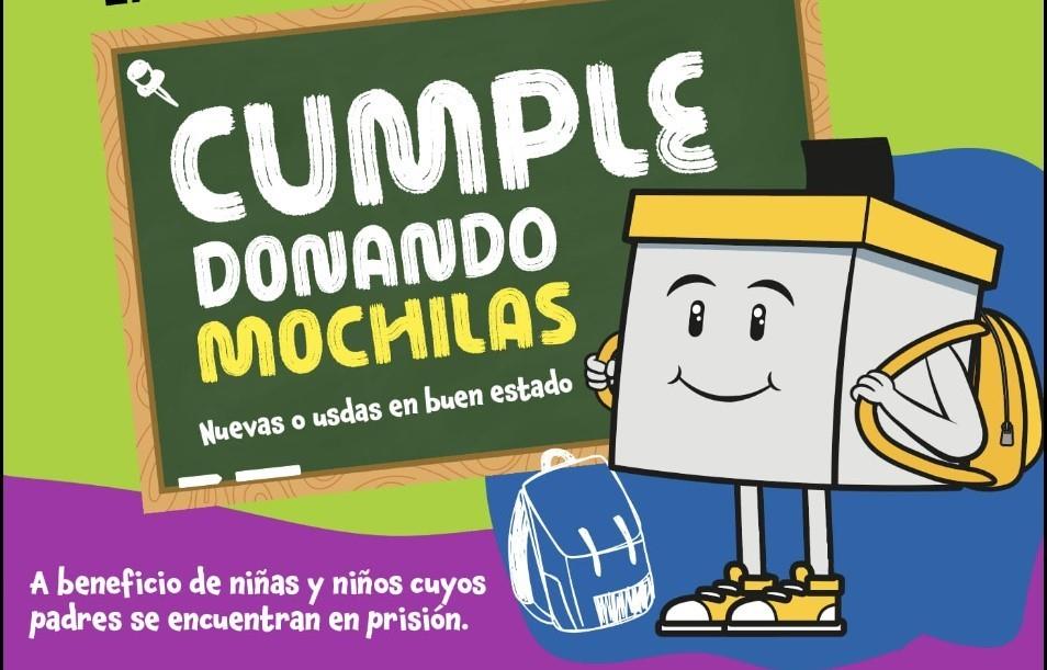 Instituto Estatal Electoral se une a Renace en campaña de recolección de mochilas