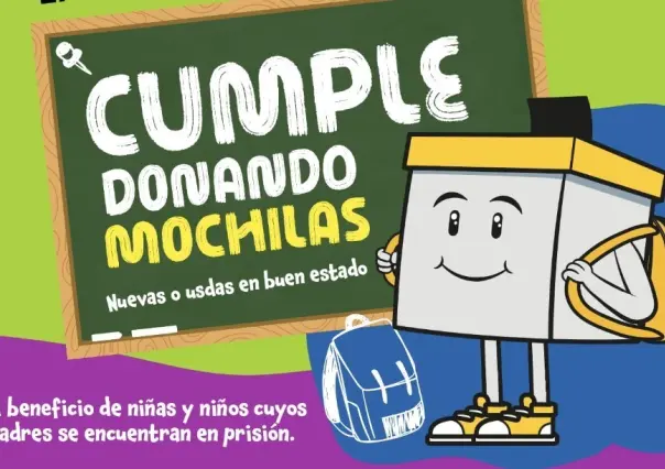 Instituto Estatal Electoral se une a Renace en campaña de recolección de mochilas