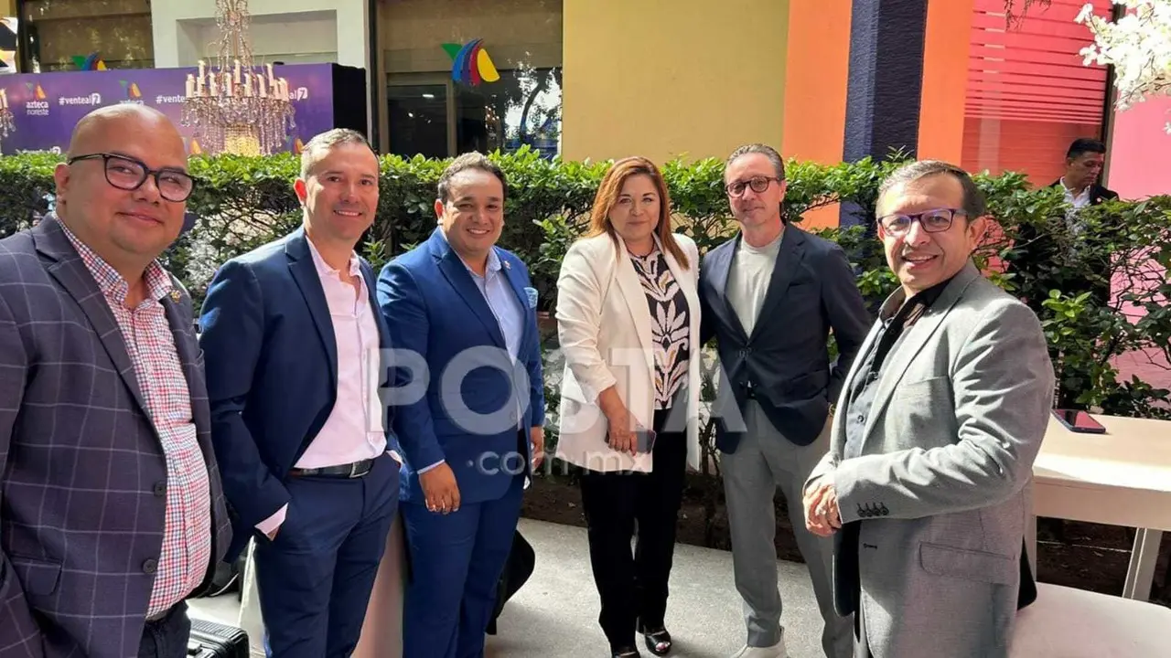 Los directivos de Grupo POSTA participaron en la presentación de la Nueva Era e imagen de TV Azteca Noreste. Foto: Grupo POSTA