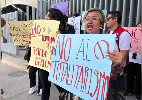 En paro laboral trabajadores del Poder Judicial de la Federación en Saltillo