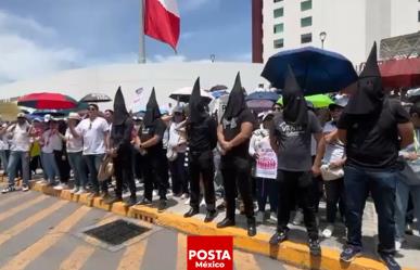 Trabajadores del Poder Judicial en Puebla también se sumaron a protestas