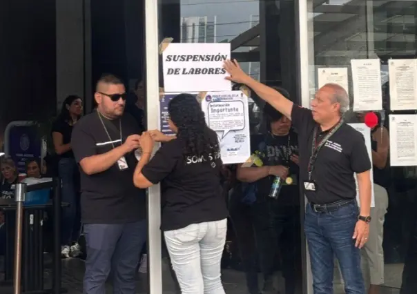 Empleados del Poder Judicial protestan por las calles y se van a paro laboral