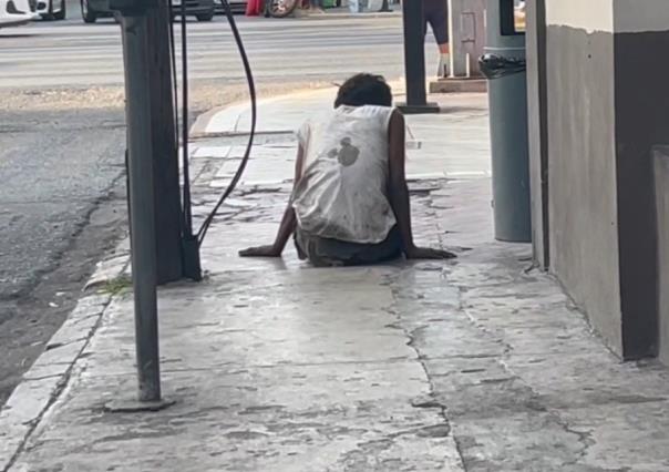Indigentes invaden el centro de Monterrey