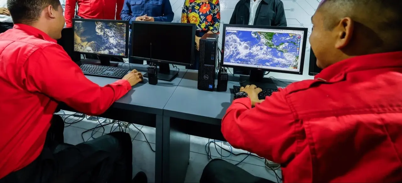 Con el Centro de Monitoreo, Protección Civil podrá monitorear los eventos que pongan en riesgo la ciudadanía. Foto: Jesús Carrillo.