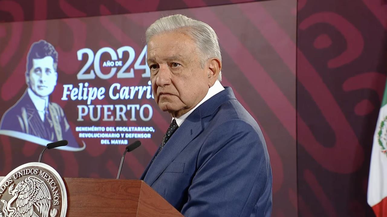 AMLO pide a 5 más ricos del país opinar sobre la reforma al Poder Judicial. Foto: SS de Conferencia de Prensa