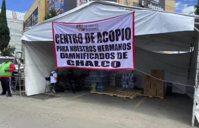 Hay que ayudar; instalan centro de acopio en apoyo a afectados de Chalco