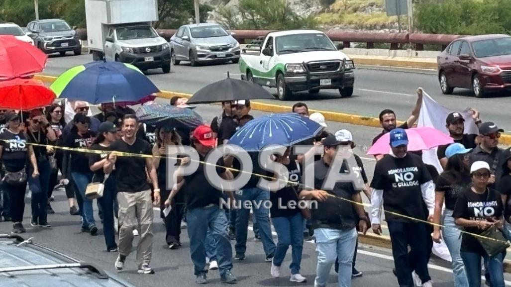 Trabajadores del Poder Judicial en paro contra la Reforma de AMLO