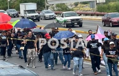 Trabajadores del Poder Judicial en paro contra la Reforma de AMLO