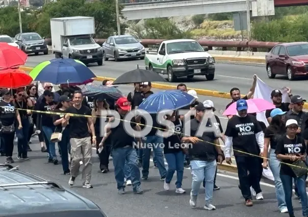 Trabajadores del Poder Judicial en paro contra la Reforma de AMLO